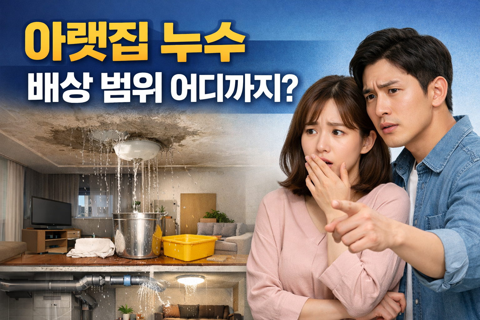 아랫집 누수 배상 범위 어디까지?