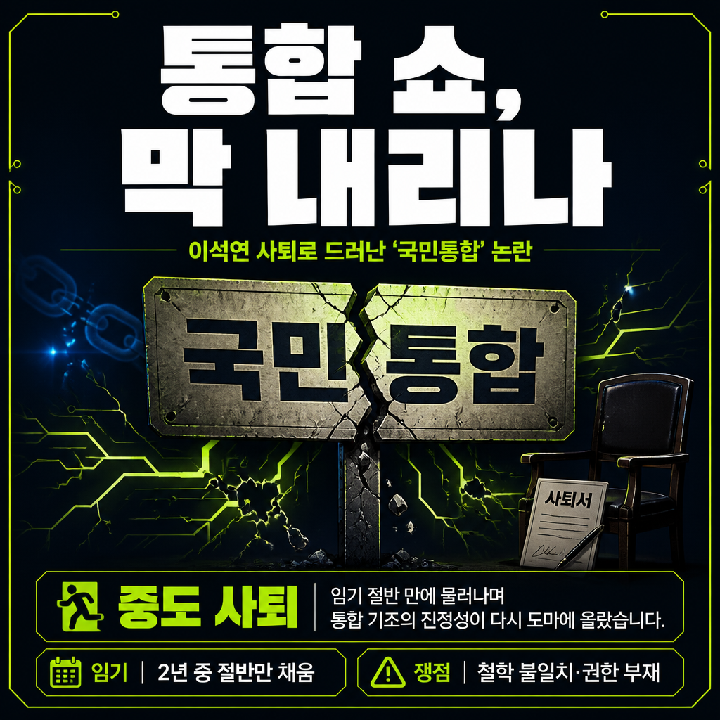 통합 쇼, 막 내리나