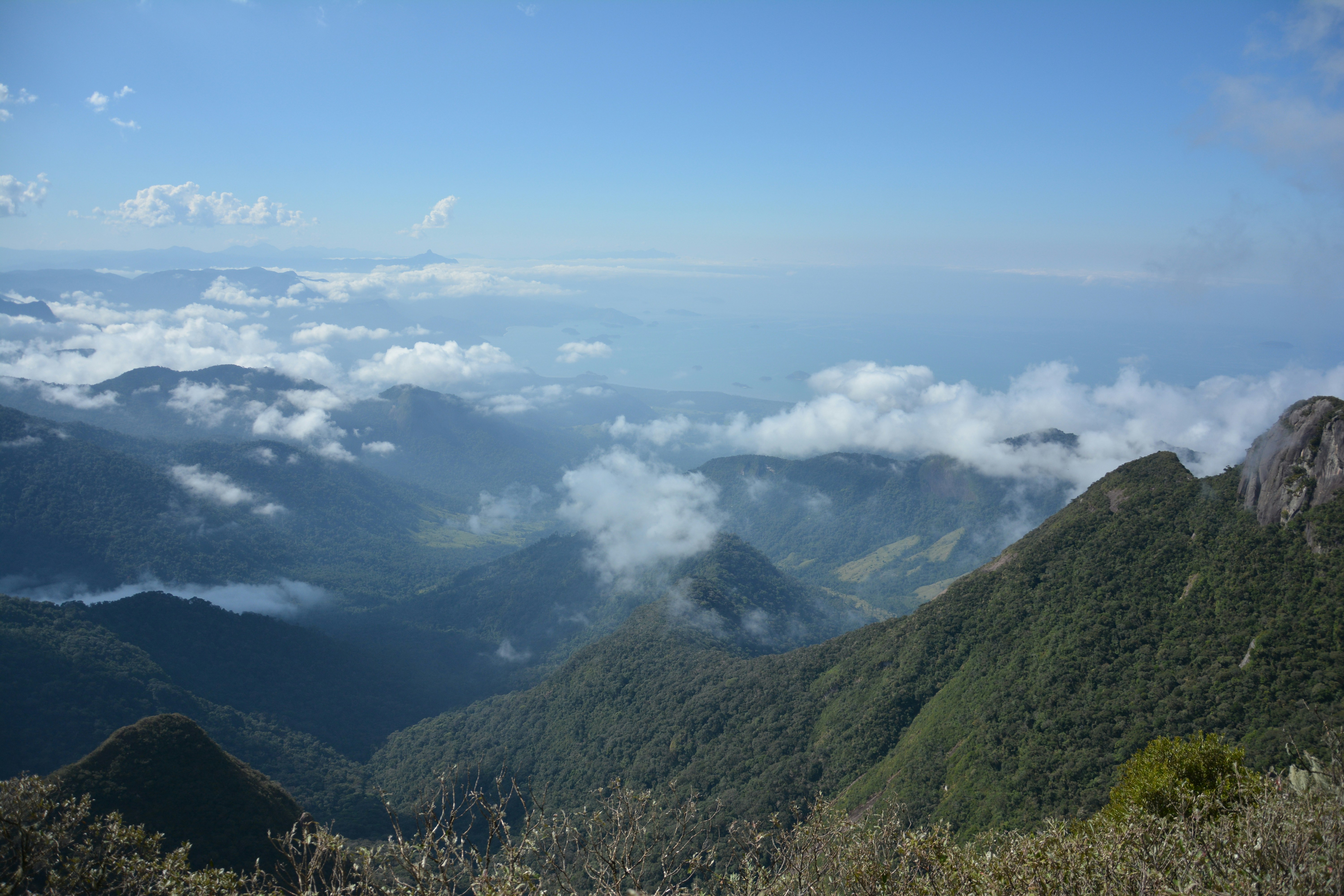 해발 700m 산꼭대기 전경 관련 사진