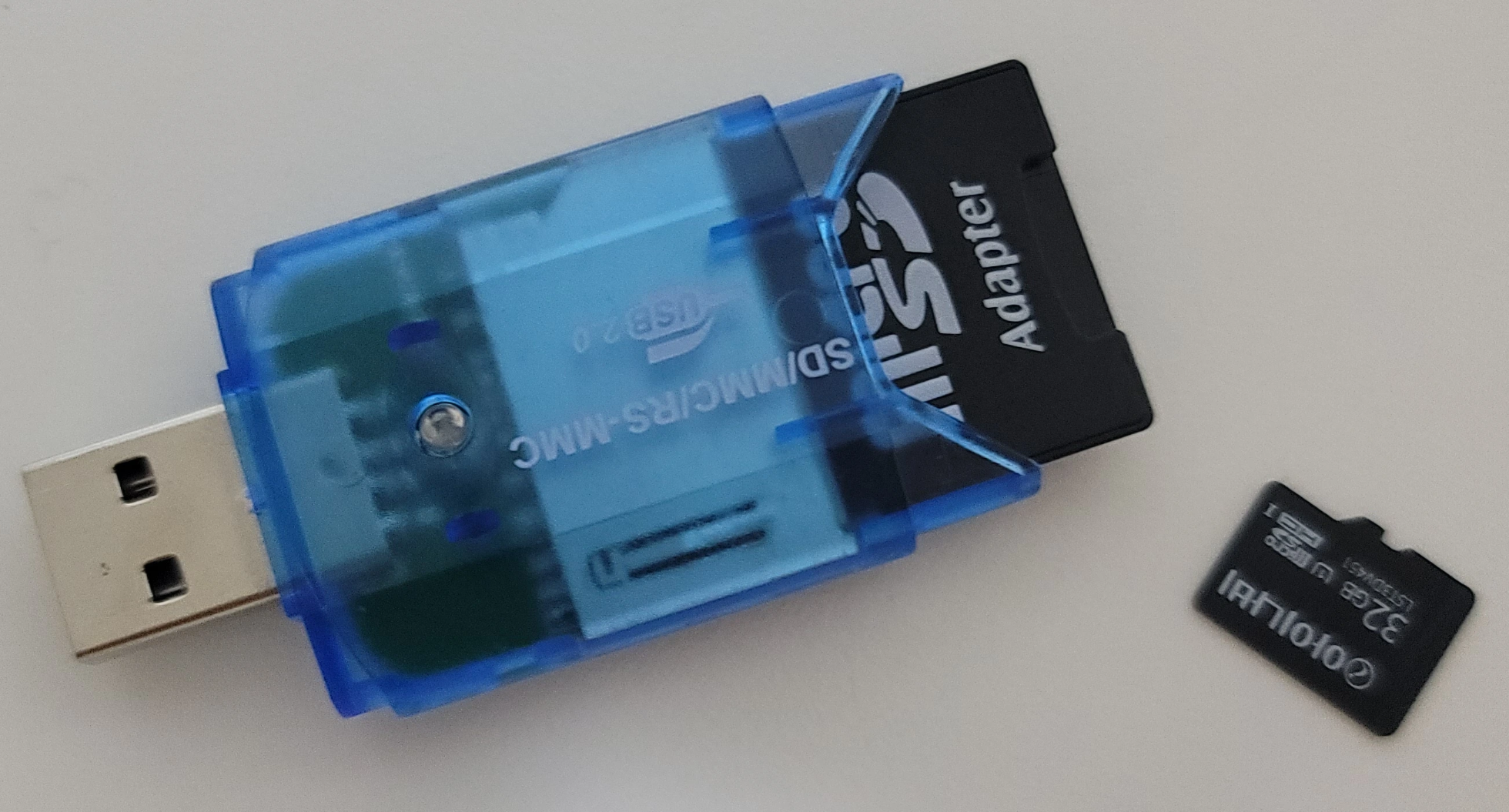 미니 SD 카드 어댑터 입니다.