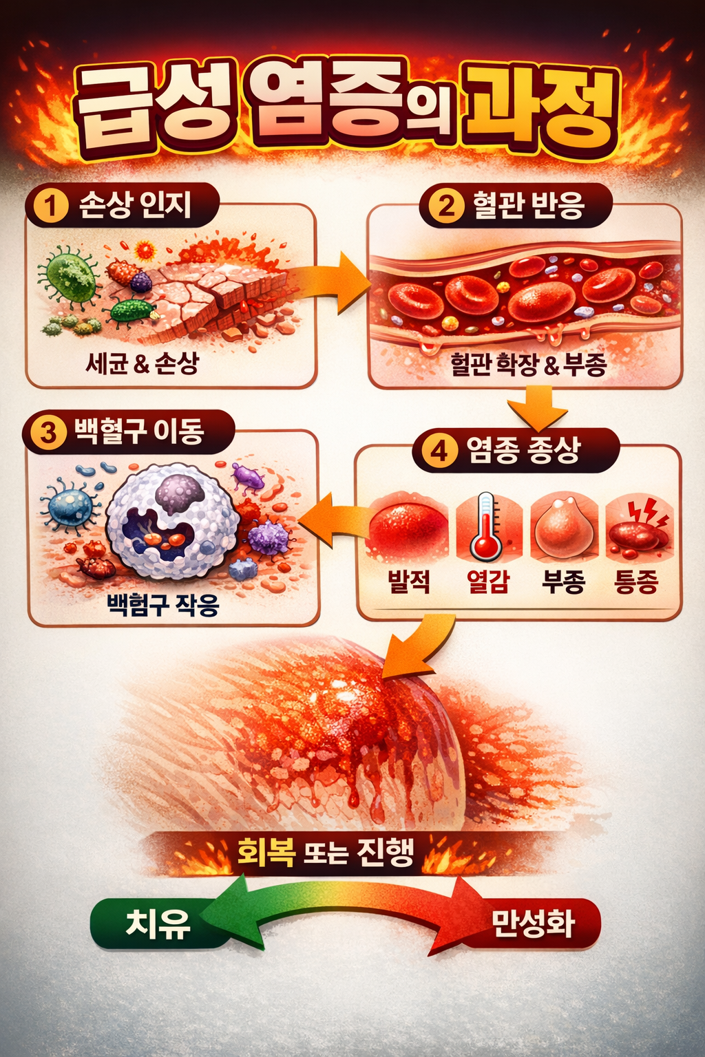 급성염증의과정
