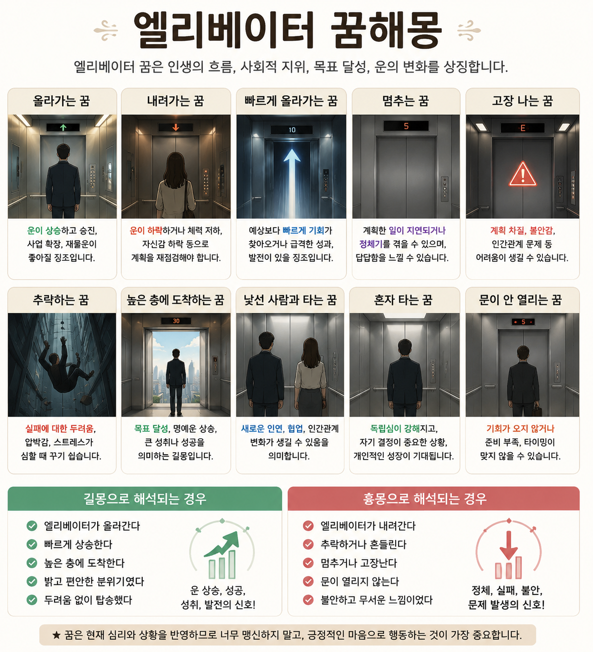 엘리베이터꿈