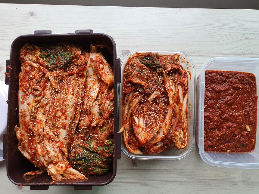 여름배추김치 담그기