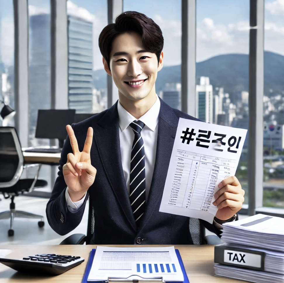 주택시장 정보를 담은 보고서를 들고 있는 전문가