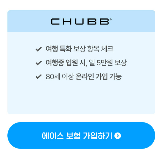 에이스여행자보험