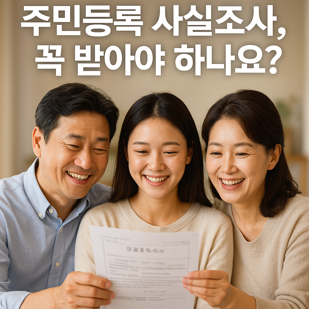 주민등록 사실조사 참여