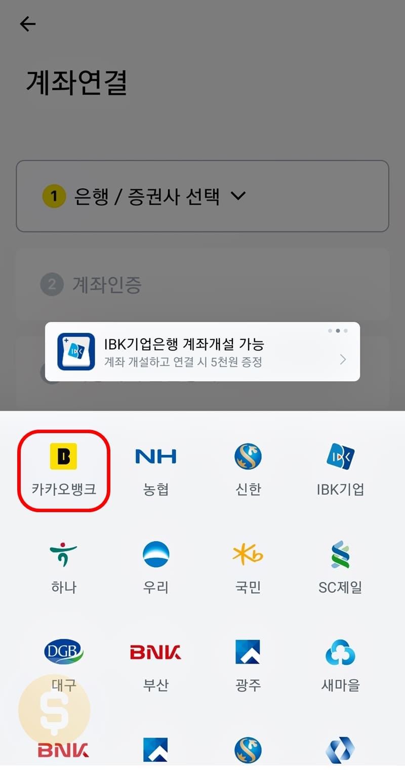 카카오뱅크 선택