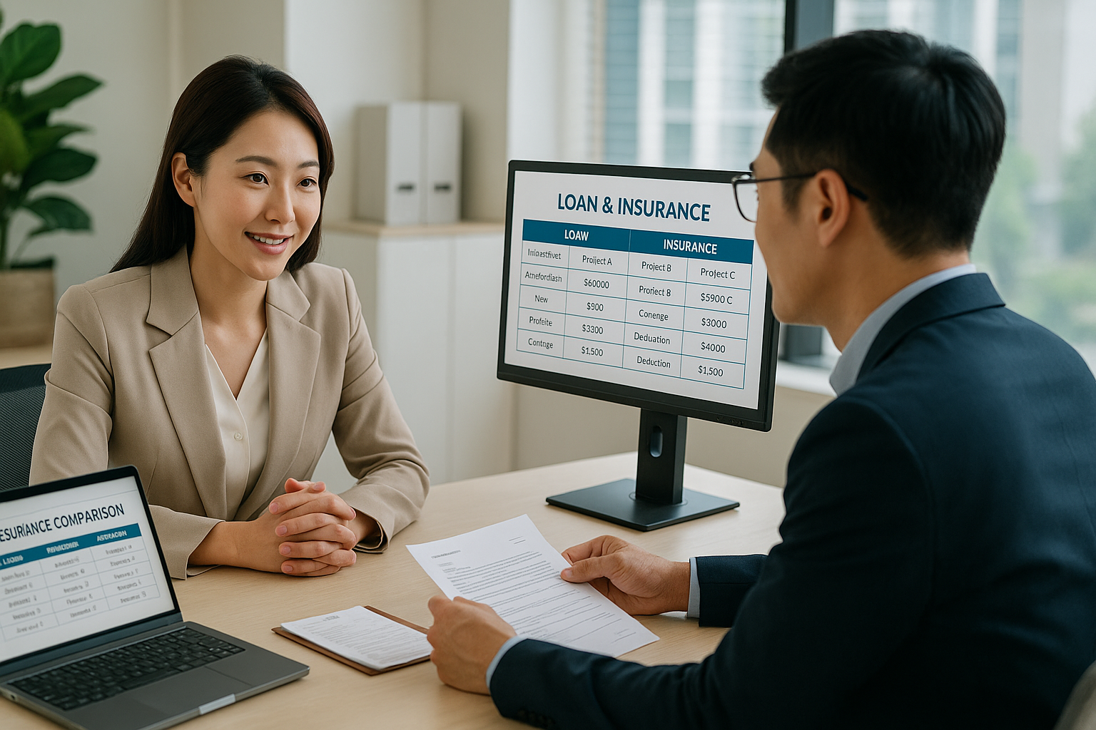 대출과 보험 상담