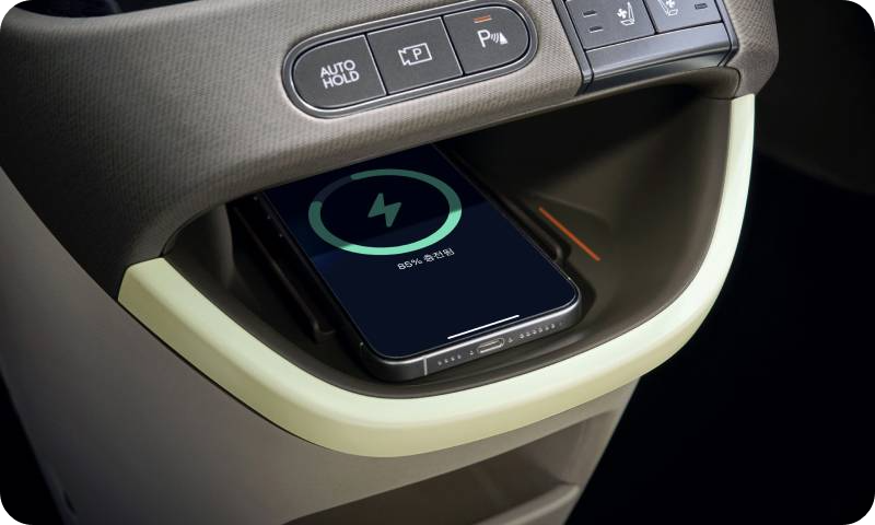 캐스퍼 전기차 무선충전