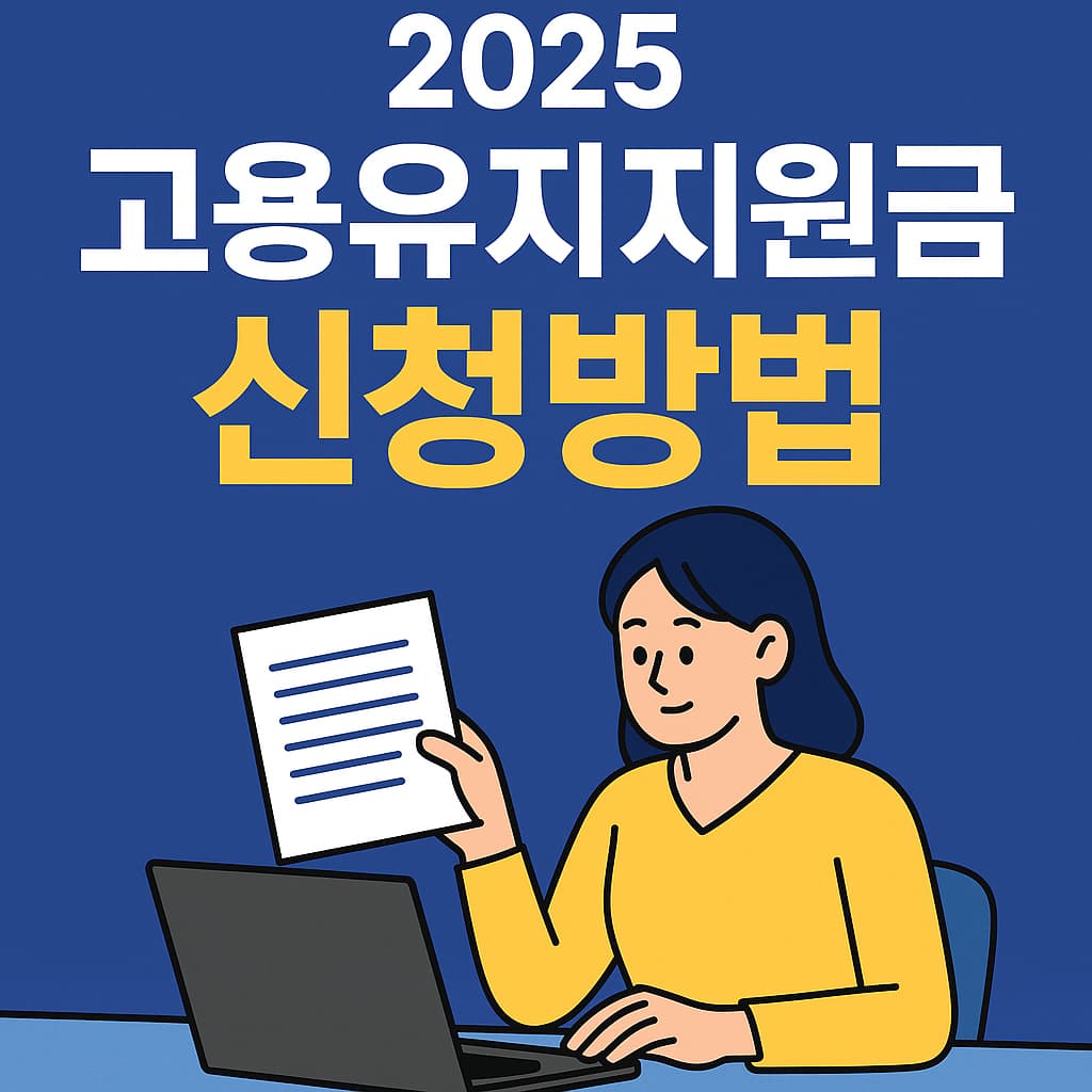 2025 고용유지지원금 신청방법