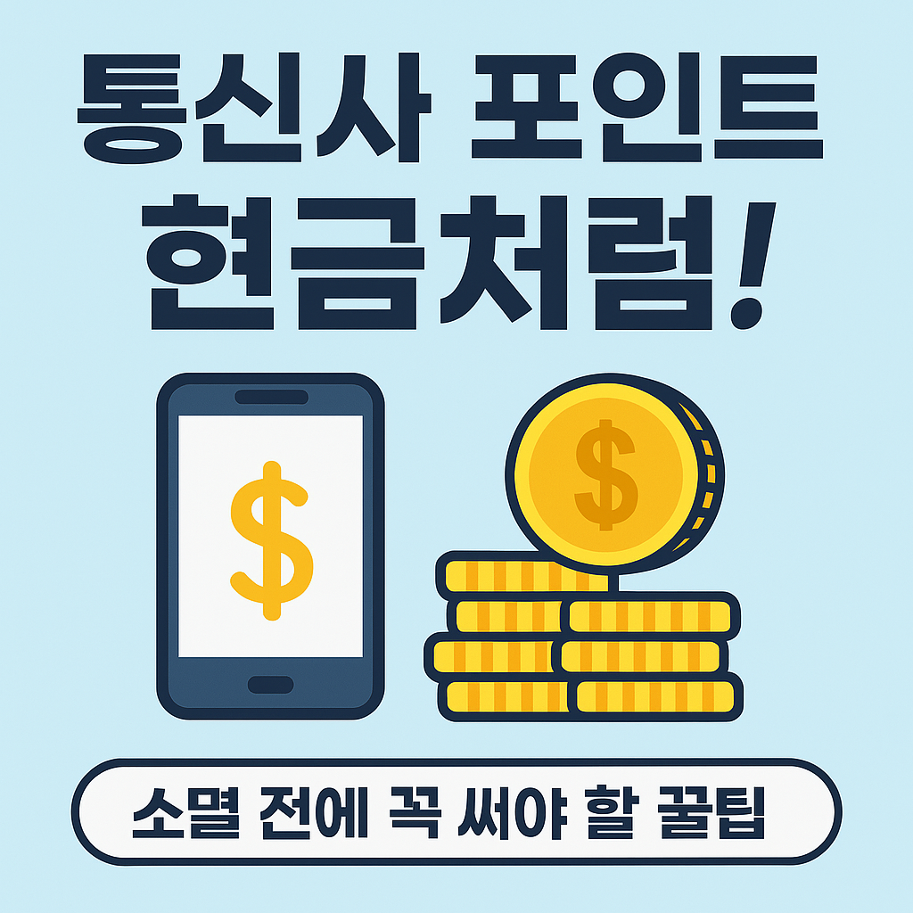 통신사 포인트 현금으로 대체 이미지 삽입