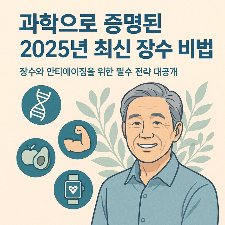 과학으로 증명된 2025년 최신 장수 비법