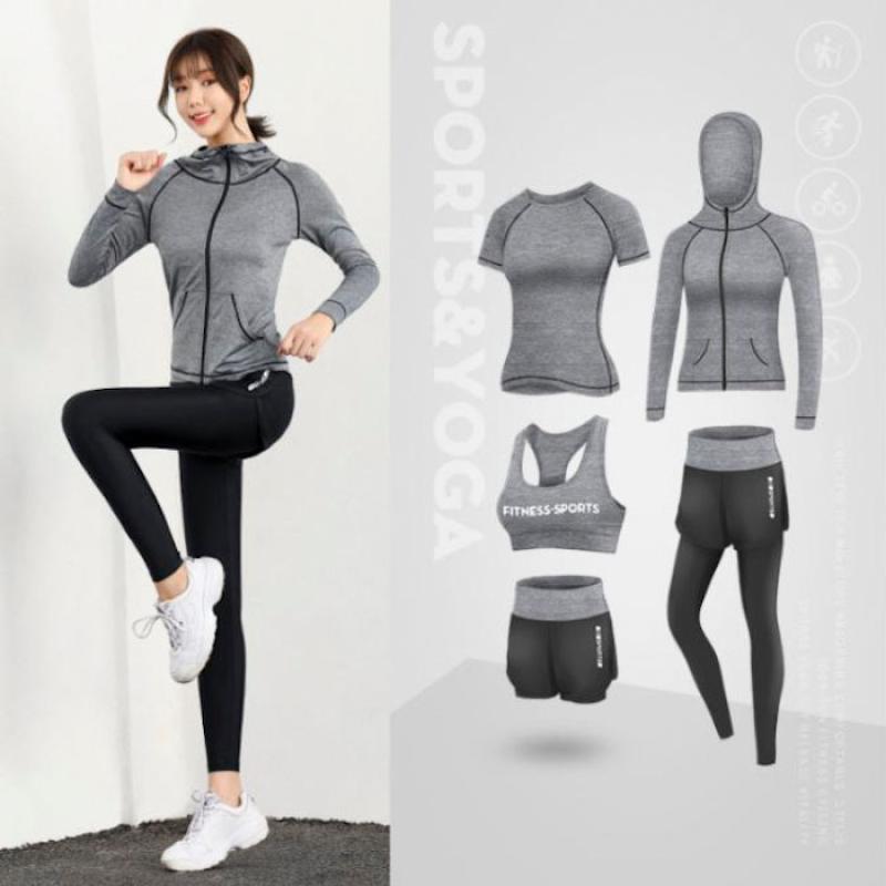 여성 운동복 트레이닝 세트 레깅스반바지 헬스복 런닝복 조깅복