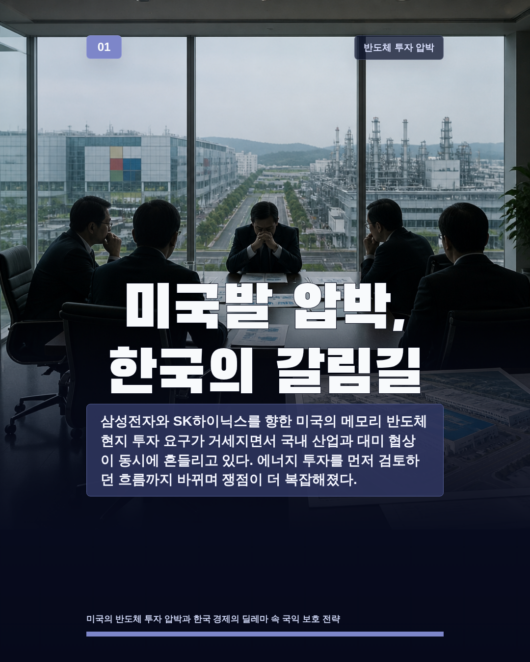 미국발 압박, 한국의 갈림길