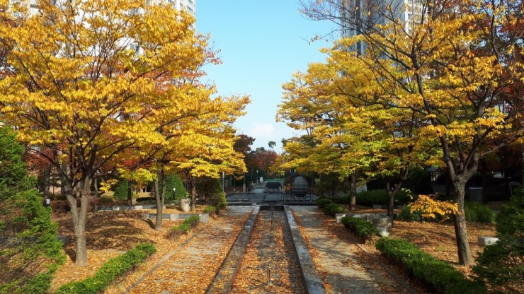 광명 두산위브 트레지움 조경사진