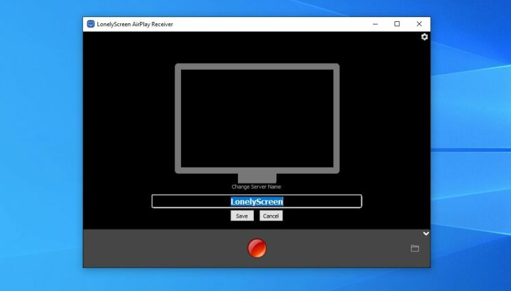 아이폰 컴퓨터 미러링 LonelyScreen AirPlay 수신 화면