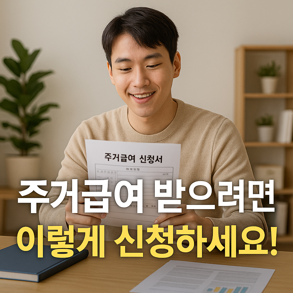 2025년 주거급여 신청 방법 총정리