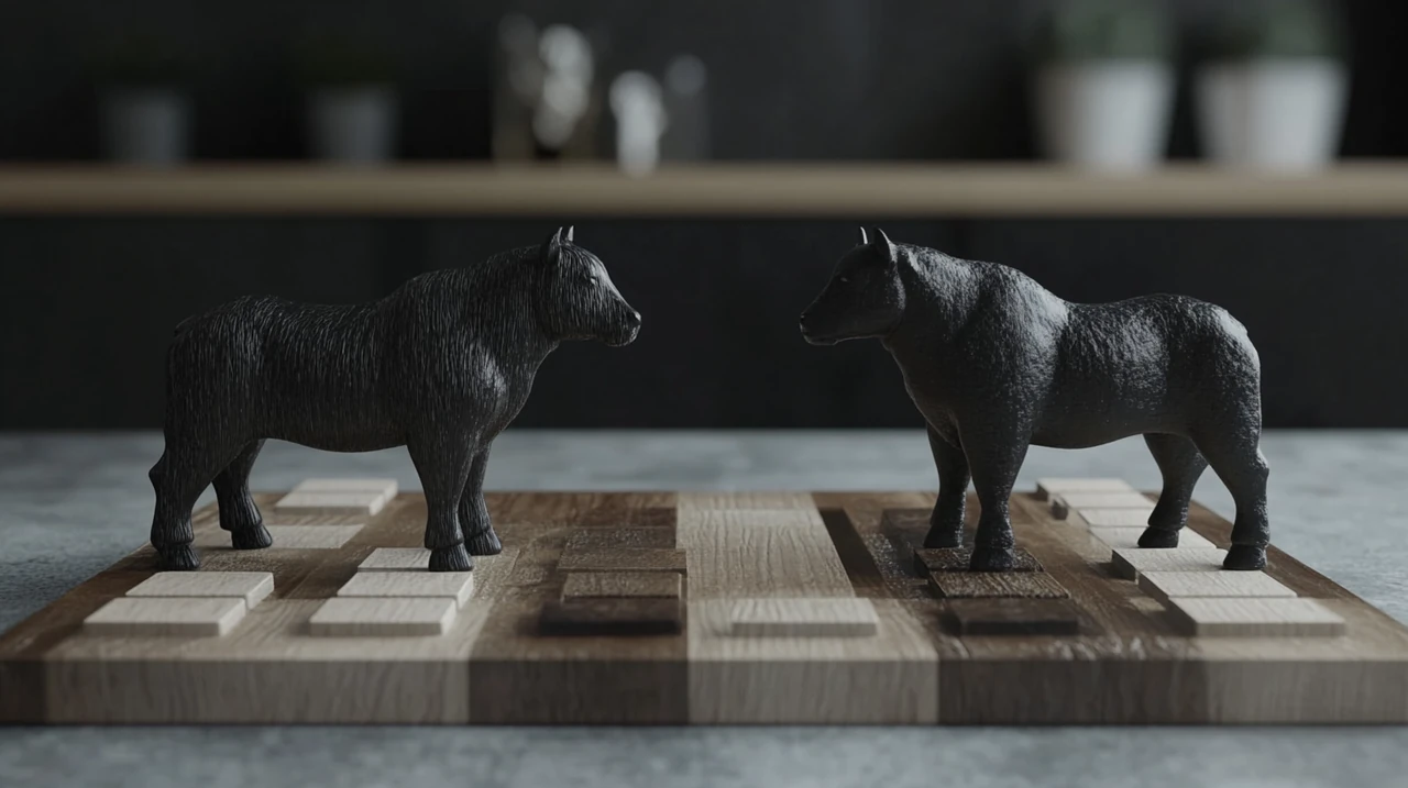 퇴직 투자에서 QQQ와 TQQQ의 위험과 보상의 균형을 시각적으로 비교하여 투자 결정을 지원합니다.