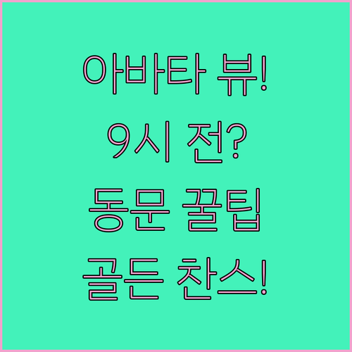 평일 장가계 아바타 봉우리 09시 전..