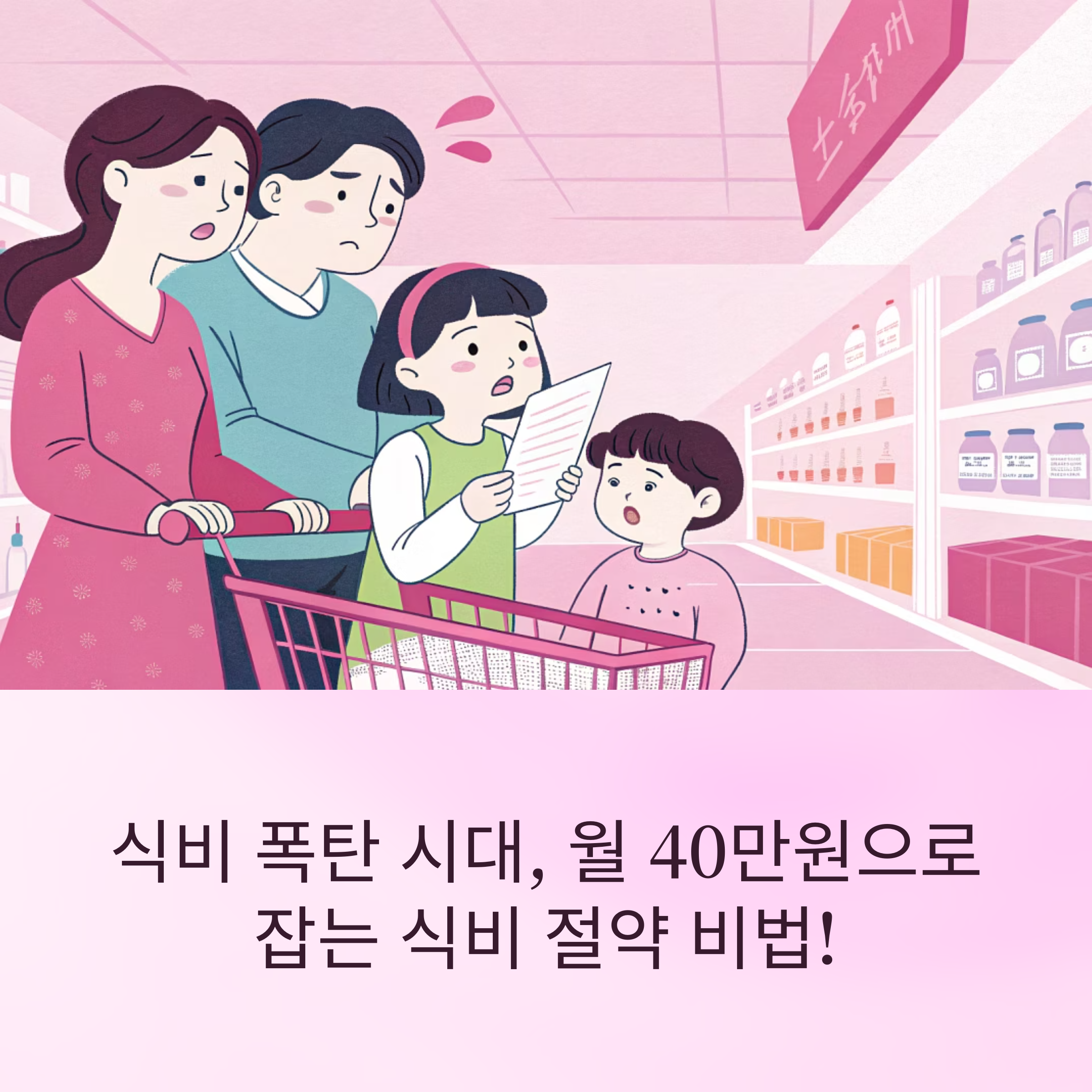 식비 폭탄 시대, 월 40만원으로 잡는 2025 실전 식비 절약 비법 공개!