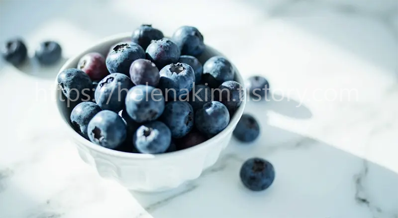 항산화 성분이 풍부한 블루베리.