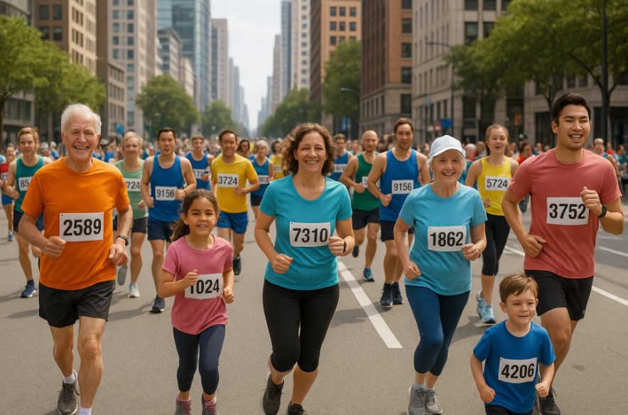 장거리 달리기와 대장암 위험성 연구 관련 이미지