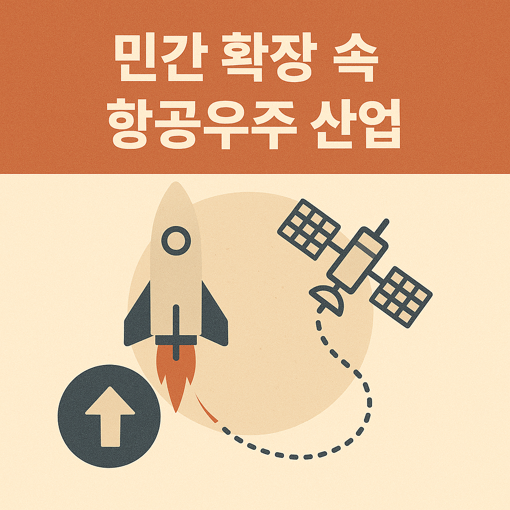 민간 확장 속 항공우주 산업