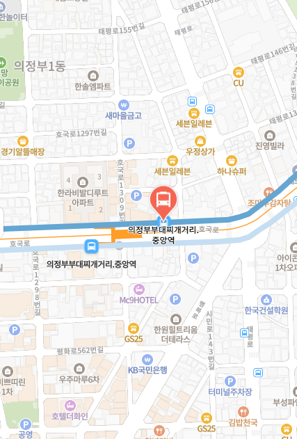 7300번 버스노선도 
