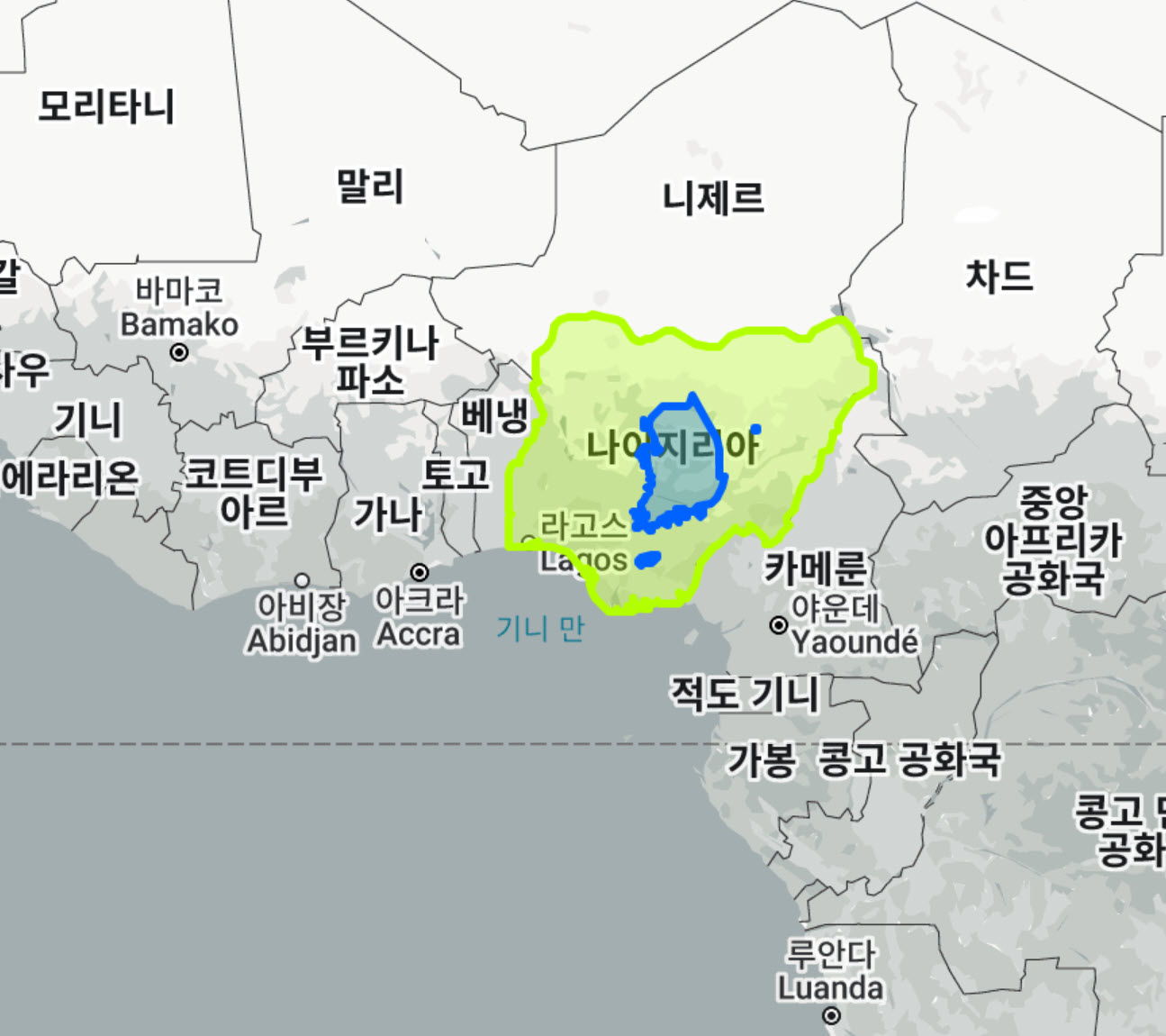 나이지리아 여행, 한국 vs 나이지리아 면적 비교, 특징, 시사점 정리