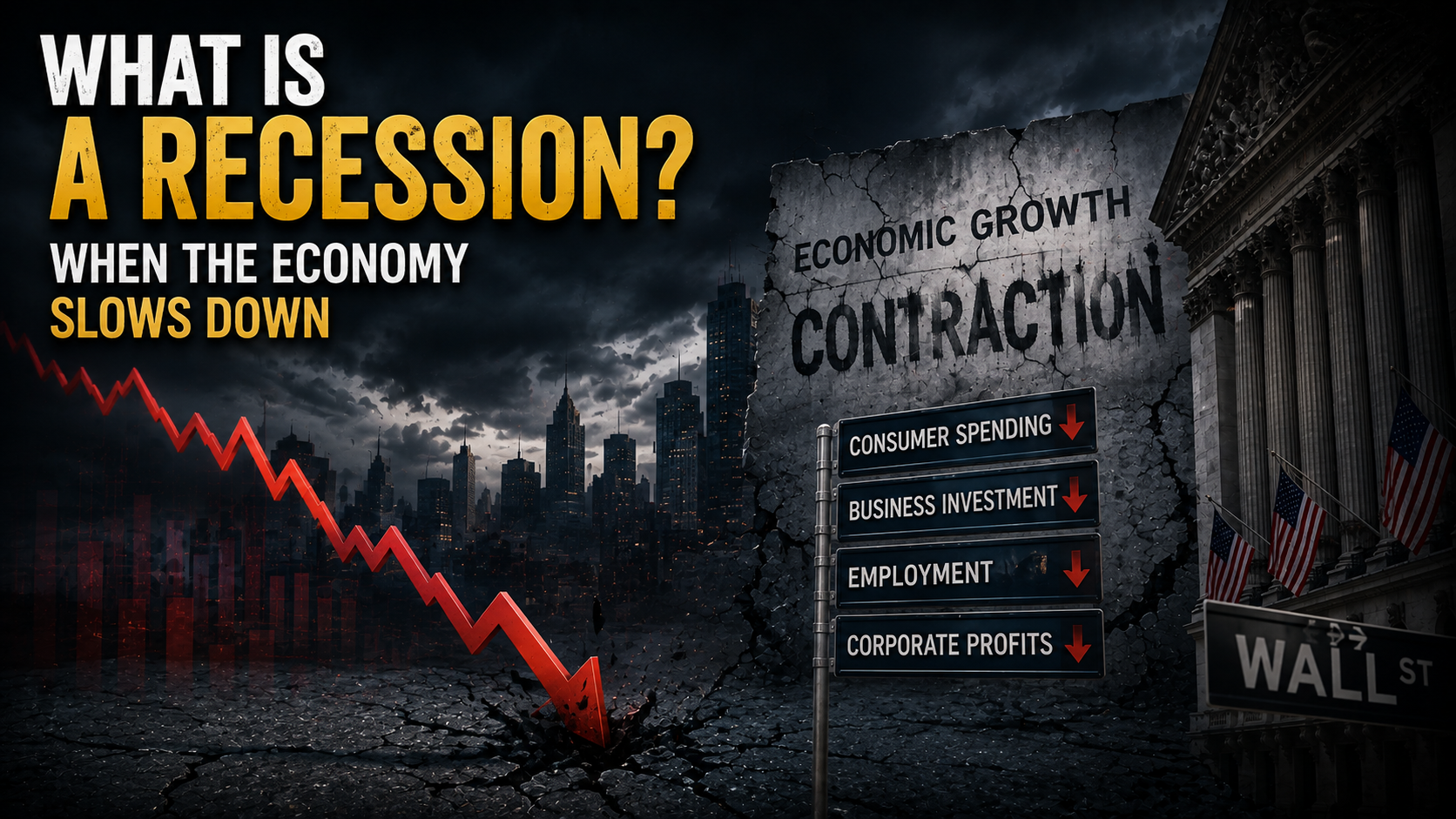What is a recession and how economic contraction affects financial markets