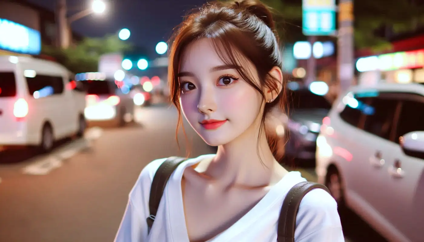 트래블월렛-환전-수수료를-알아보는-여성의-모습
