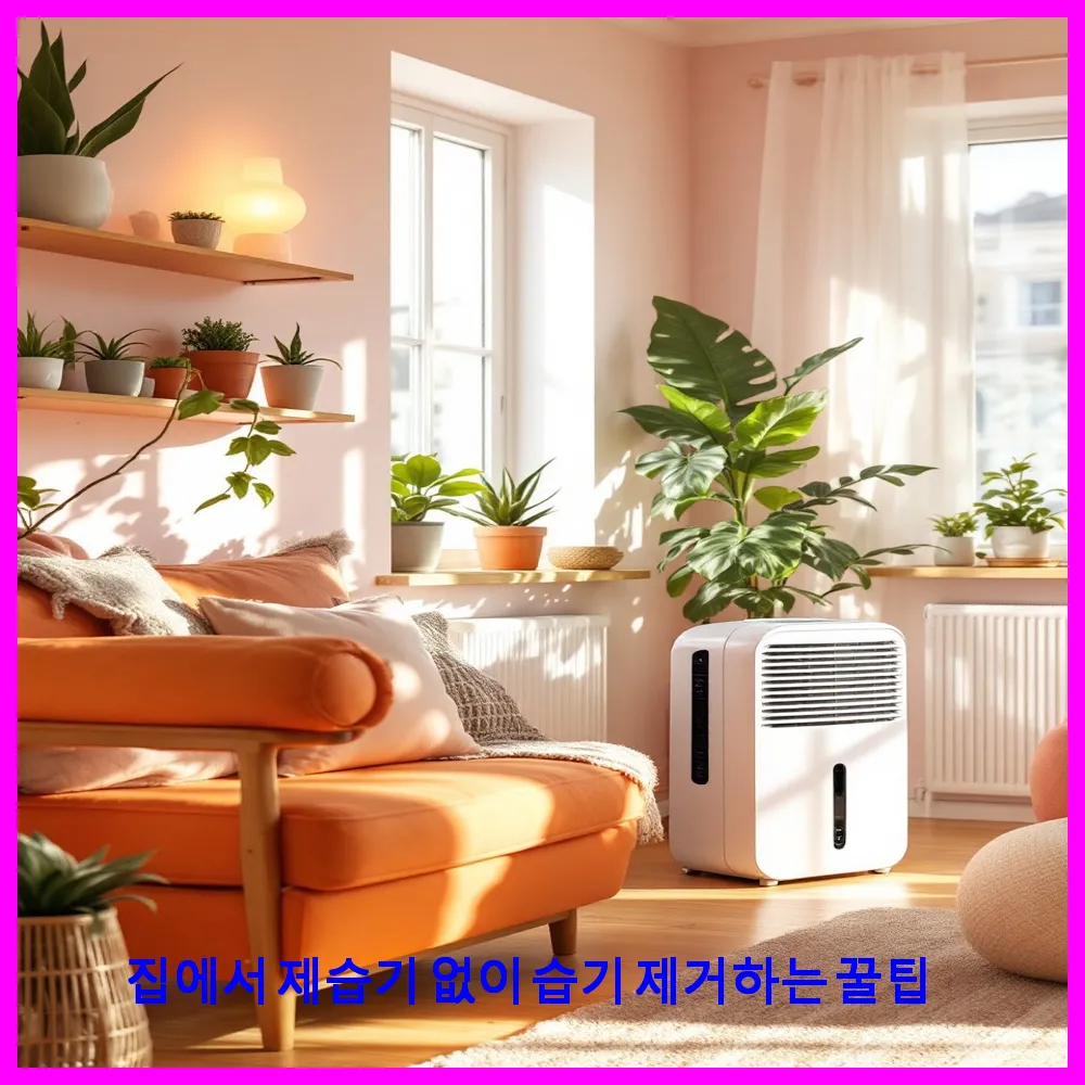 집에서 제습기 없이 습기 제거하는 꿀팁