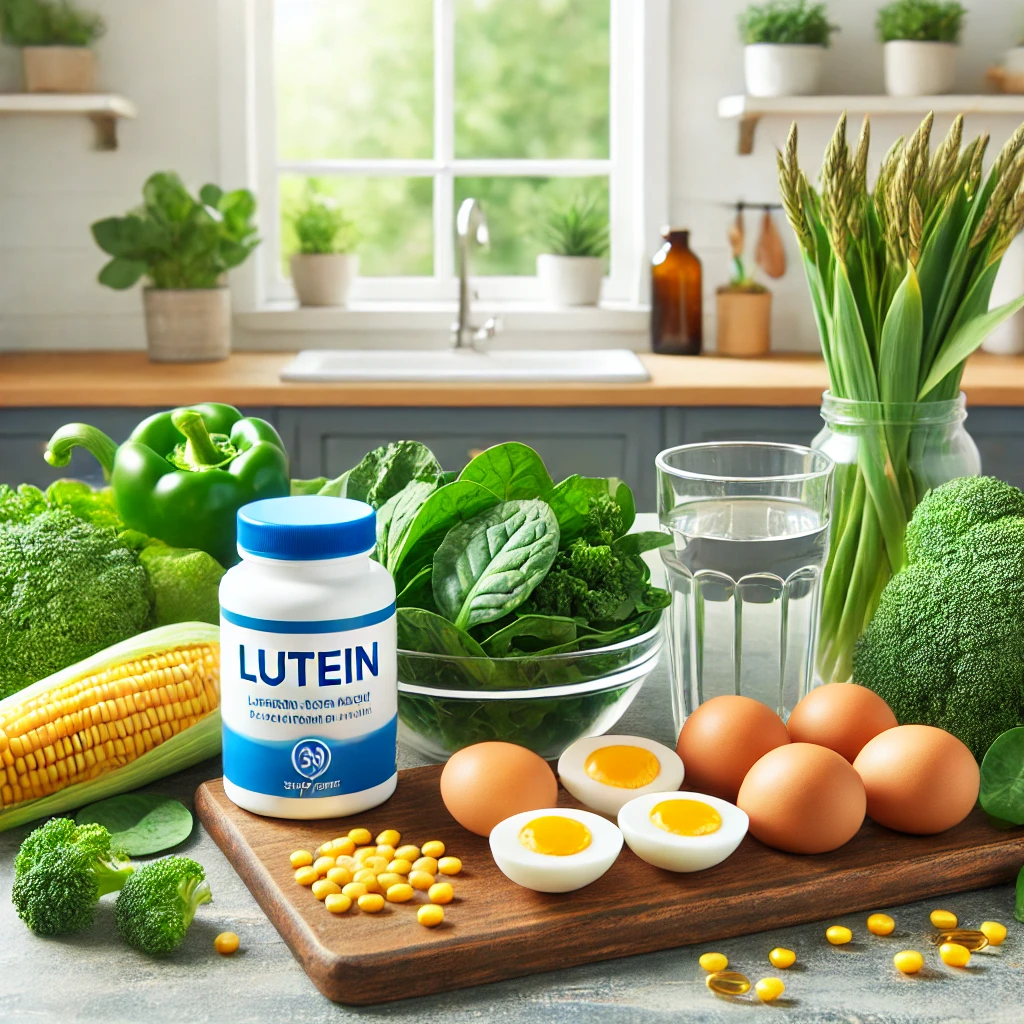 눈을 위한 건강한 식품과 루테인