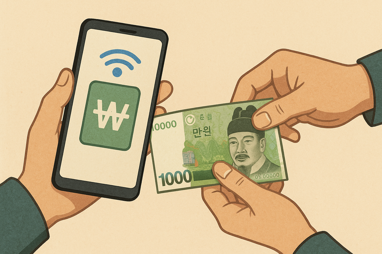 핸드폰 송금으로 돈을 받는 꿈
