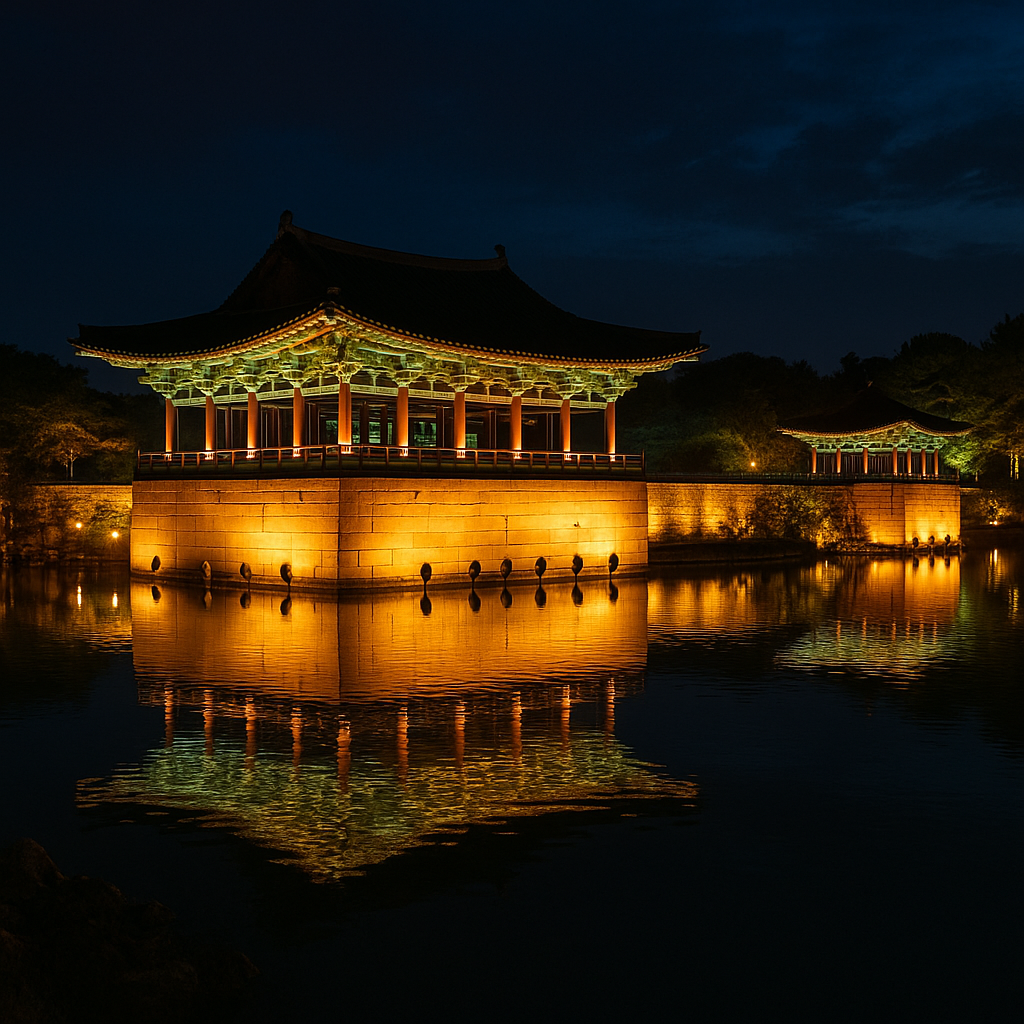 경북경주 동궁 월지야경