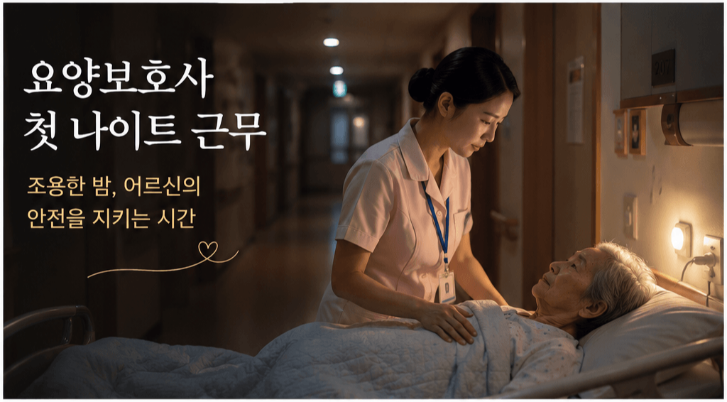 요양보호사 첫 나이트 근무