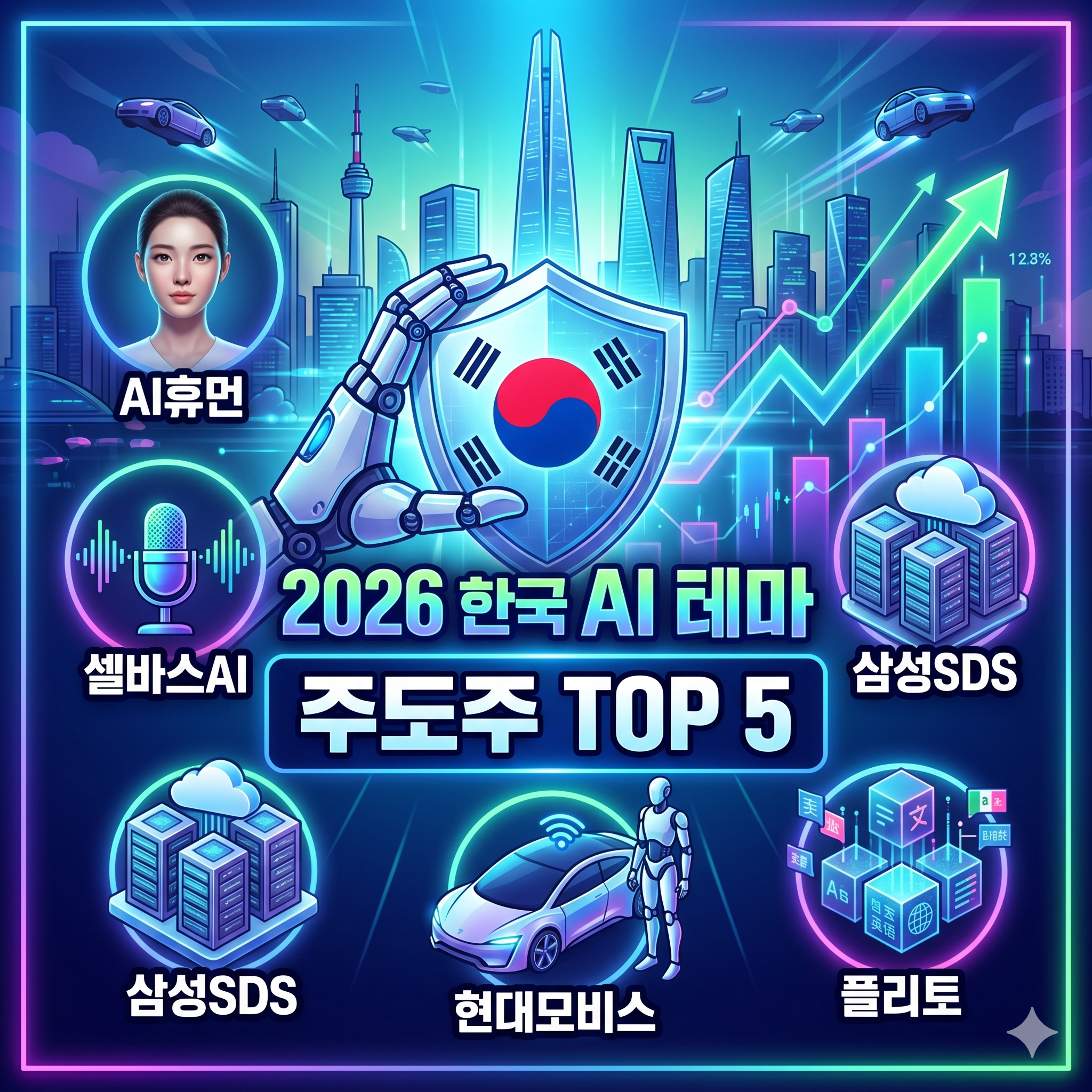 한국 AI 관련주 대장주 TOP 5 및 2026년 주가 전망 총정리
