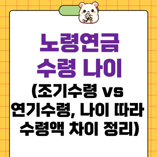 노령연금 수령 나이