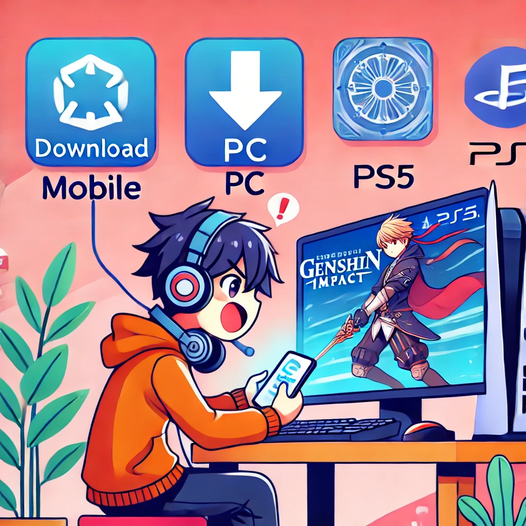 원신 다운로드 방법: 모바일, PC, PS5 모두 정리