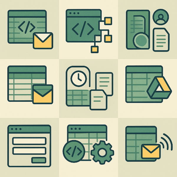 구글 앱스 스크립트 기초 가이드 사진