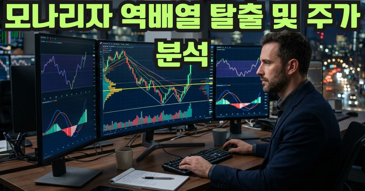 모나리자 역배열 탈출 및 주가 분석