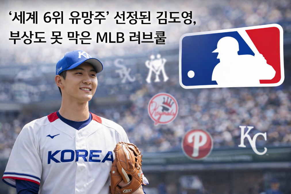 김도영 MLB 러브콜, 부상에도 세계 6위 유망주 인정받은 이유
