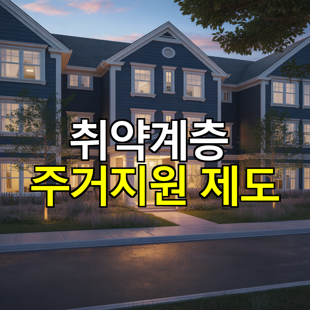 주거 불안정 해결! 취약계층 주거지원 신청부터 자립까지