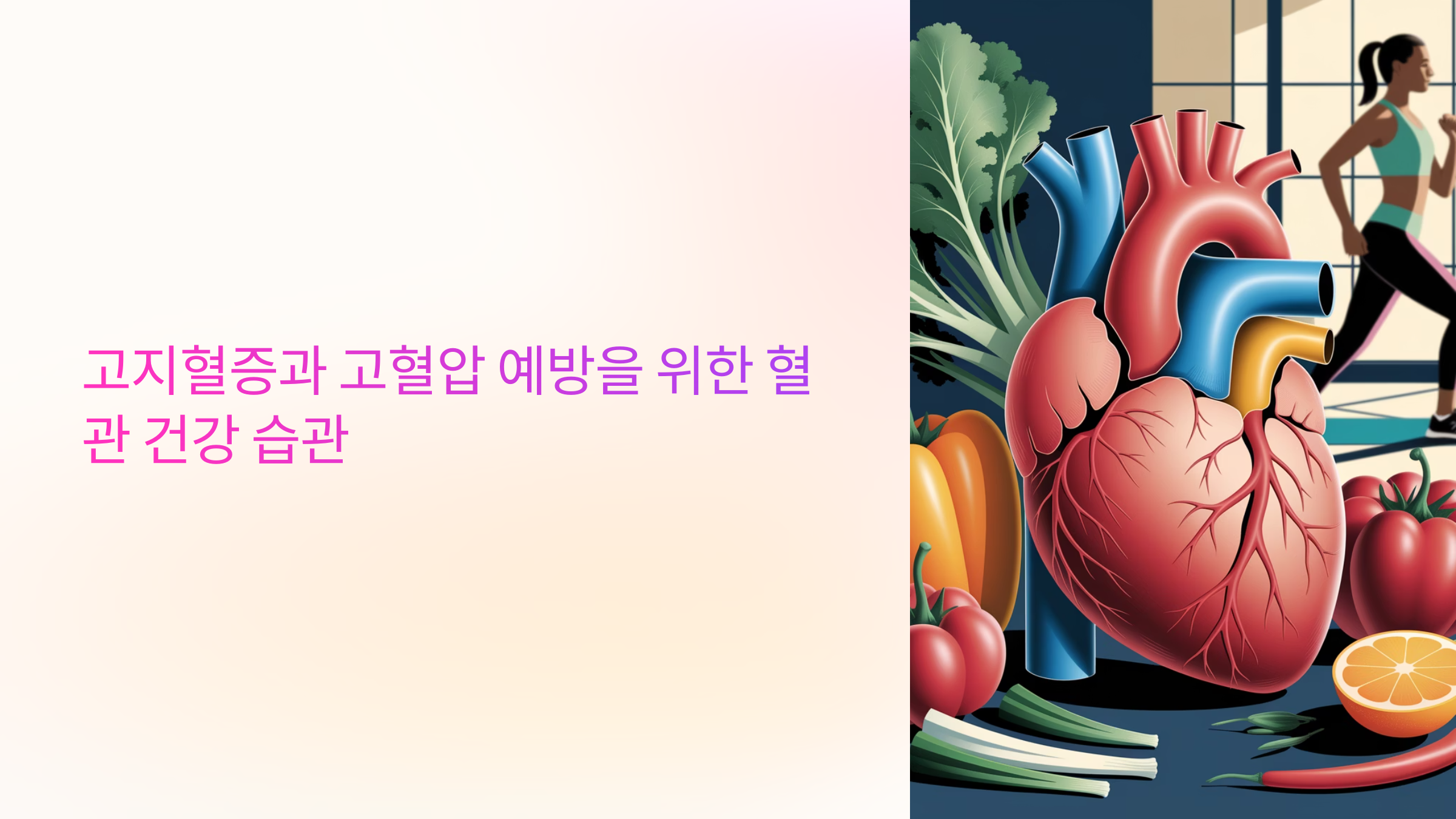 고지혈증과 고혈압 예방을 위한 혈관 건강 습관