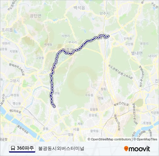 파주 문산 시외버스터미널 금촌 고속버스 시간표 예매 요금_2