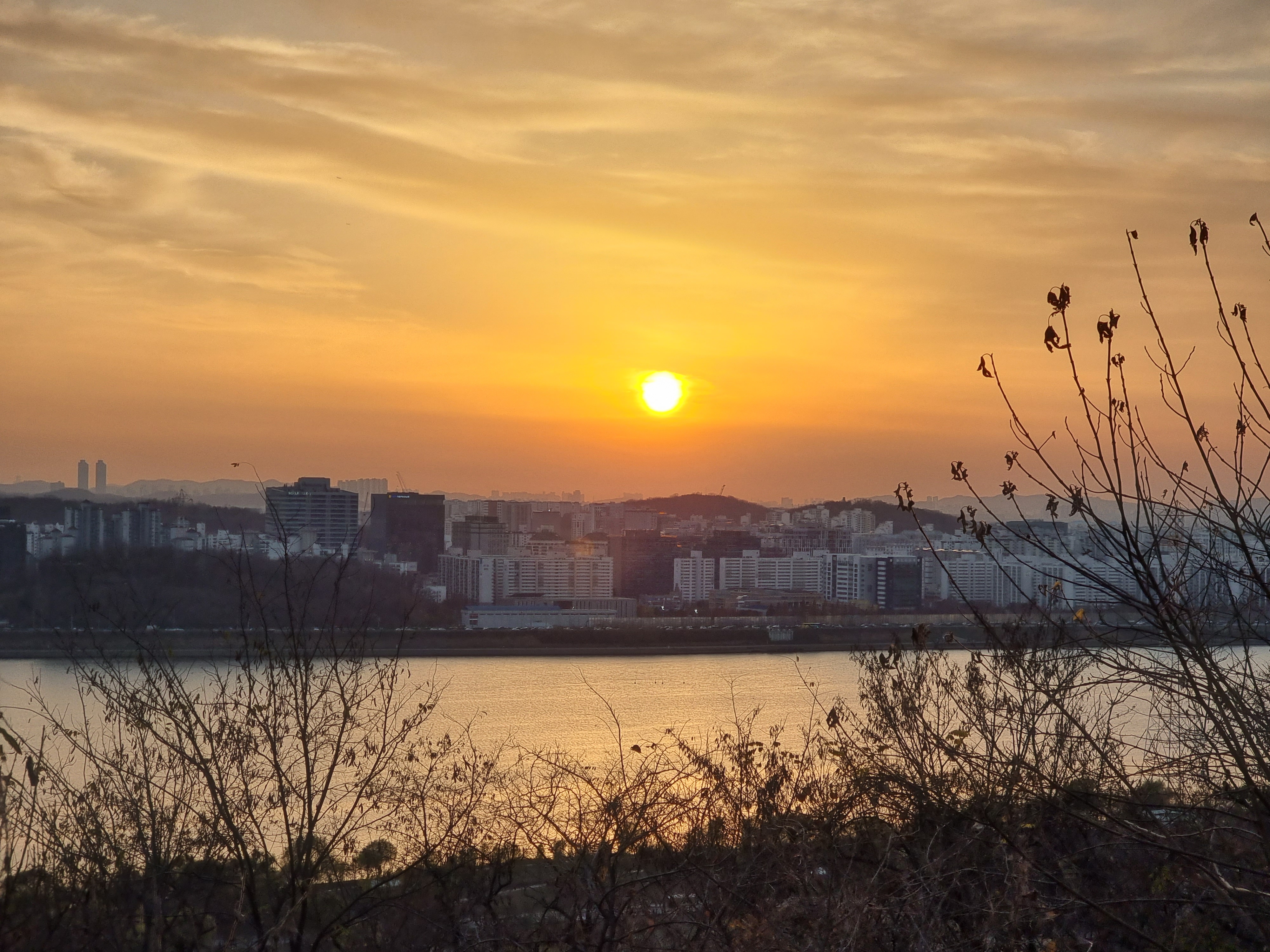하늘공원 노을, 석양