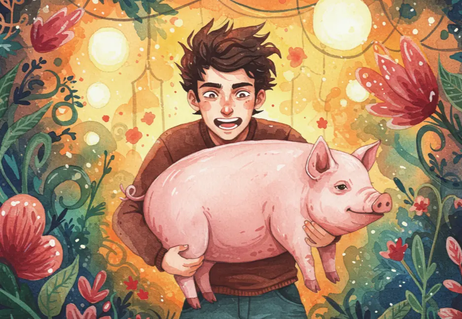 돼지를 안거나 잡는 꿈