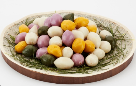 한국의 떡 종류 떡볶이-송편