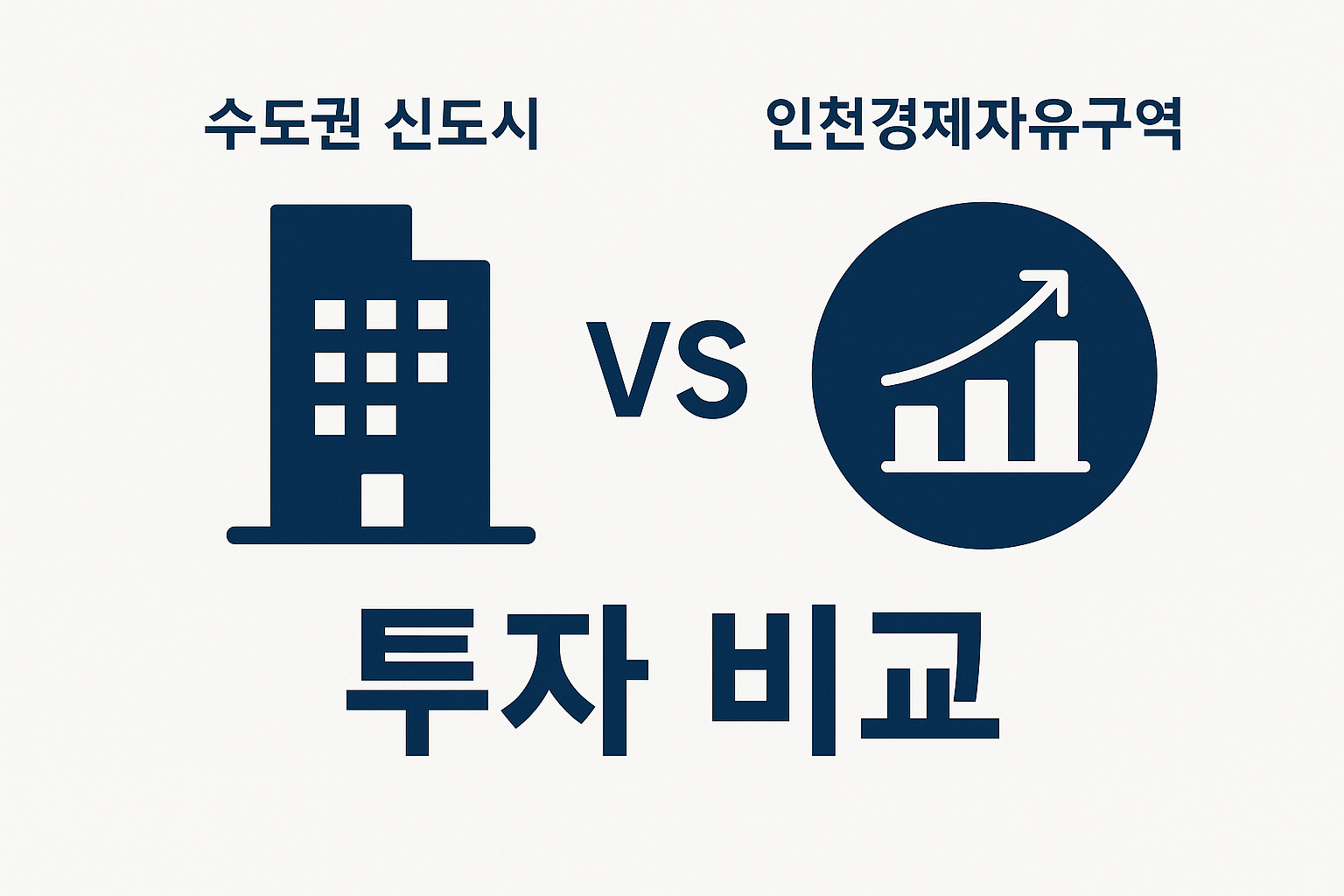 수도권 신도시 vs 인천경제자유구역 투자 비교 🔍