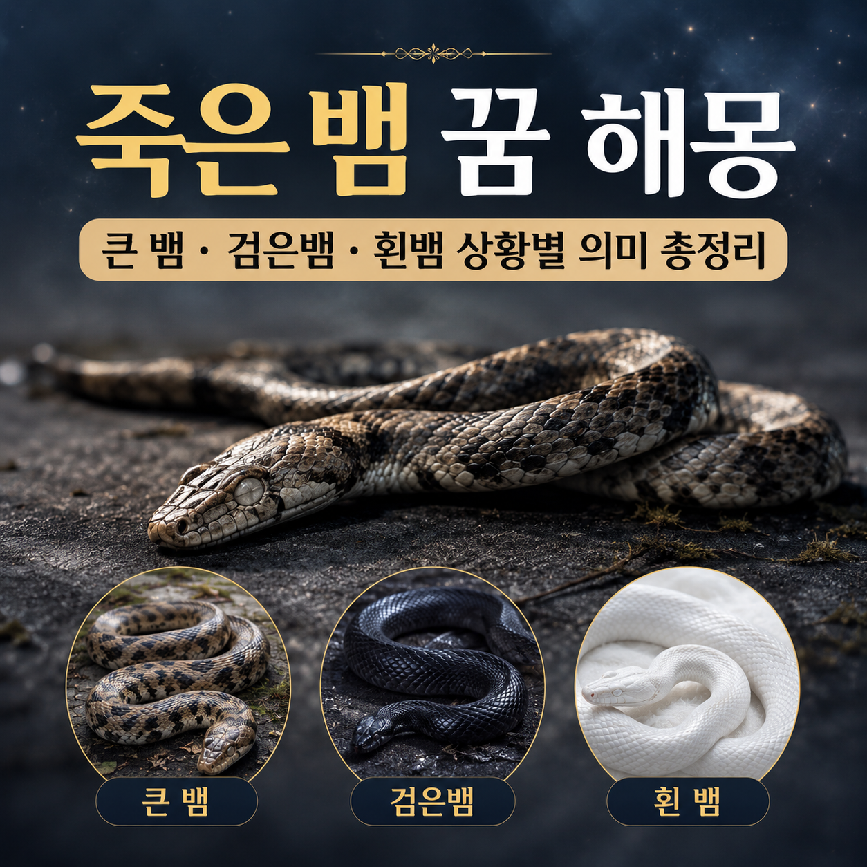 죽은 뱀 꿈
